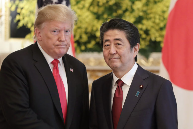 Pres. Trump hopes to pay his respects to Fmr Japan PM
