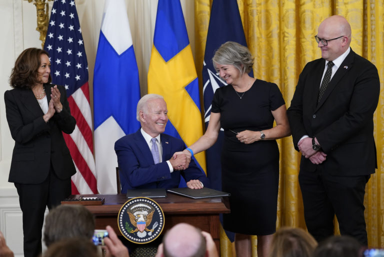 Biden signs protocols supporting Finland, Sweden NATO membership