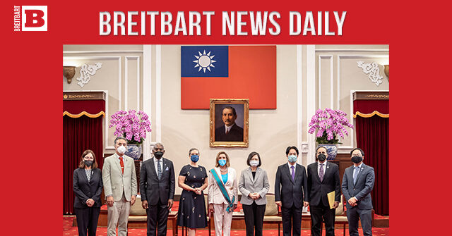 Breitbart News Daily Podcast Ep. 190: Inflation Reduction Act, Really? Guest: John Hayward on Fallout from Pelosi’s Trip to Taiwan