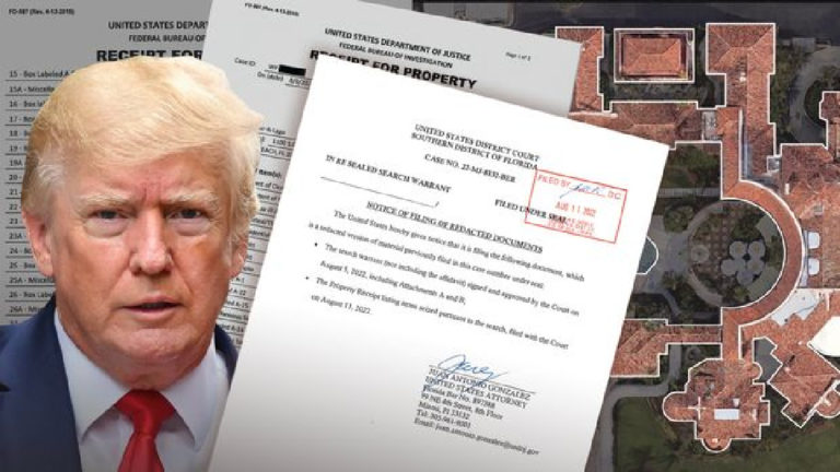 DOJ Redacts Reasons For Redacting Info In Mar-a-Lago Raid Affidavit