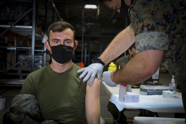 Judge blocks discharge of marines denied religious exemptions to Covid vaccines