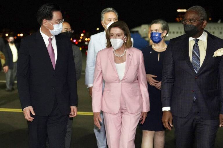 Pelosi becomes first House Speaker in 25 years to visit Taiwan