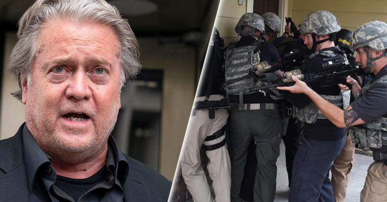 Bannon Is Swatted AGAIN After Biden Speech: Cops, Firefighters And Medics Swarm