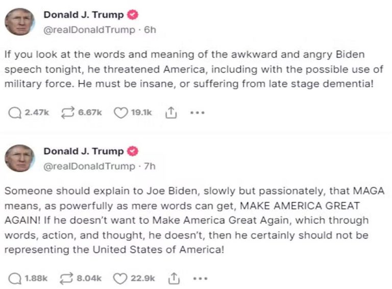 Trump Responds After Biden’s Mass Attack On MAGA In Primetime Speech