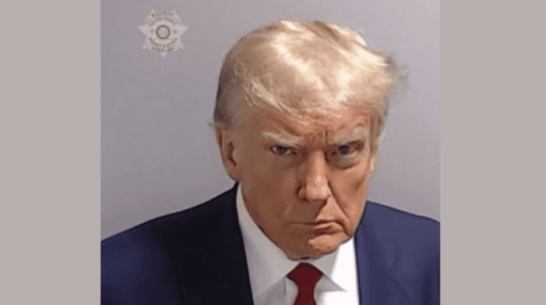 Pic: Trump mugshot released after his arrest in Ga.