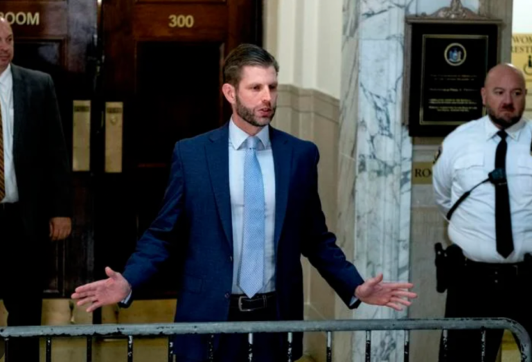 Eric Trump Goes Scorched Earth Outside Court After Forced Testimony