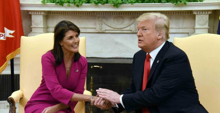 Trump says Haley will be on his team; he calls her a “capable person”