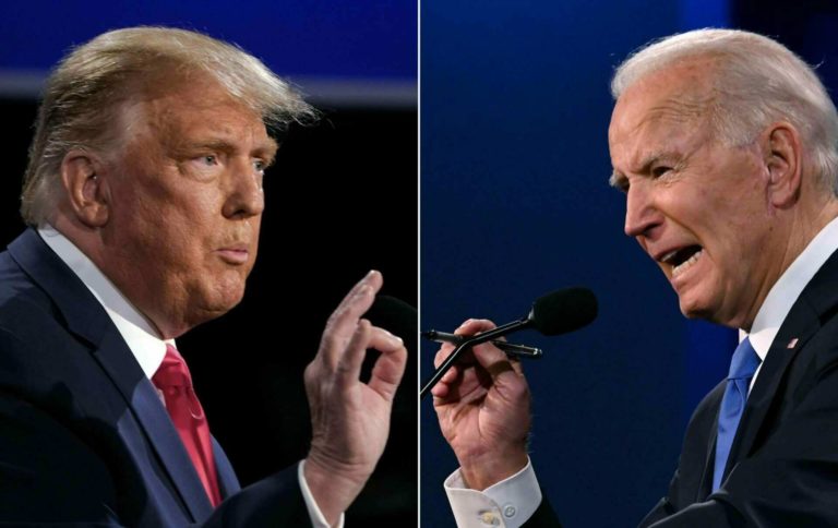 Trump, Biden tied in a dead heat heading into next week’s debate, poll shows