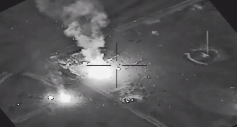 Video: US airstrikes against ISIS terrorists revealed in new footage shared by Trump