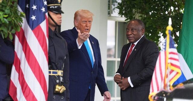 Watch Live: Donald Trump Meets with President of South Africa - InfoArmed