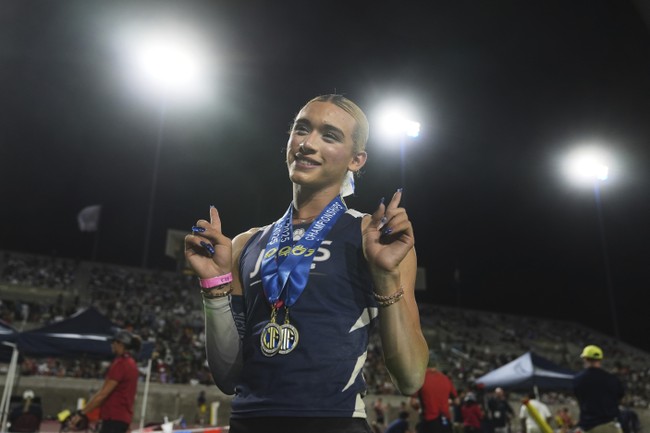 Trump Vows 'Large Scale' Fines to CA After Biological Male Wins Girls’ Track Events